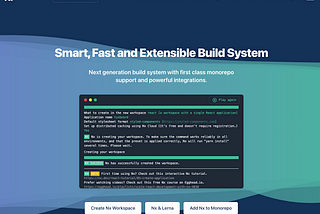 Nx : Smart, Fast and Extensible Build System