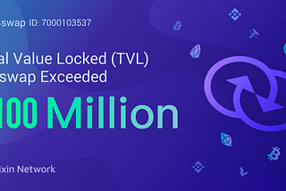 [News] Total Value Locked in 4swap exceeded 100 Million dollars