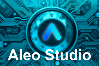 Key features and benefits of Aleo Studio