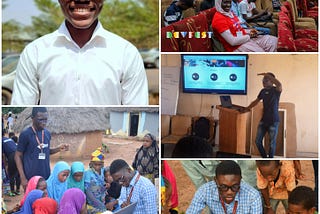 A collage of photos from the highlights of my year in tech