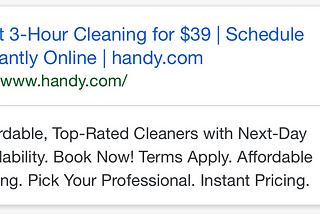 Handy, cleaning app & VC darling, stealing my future money from me without the slightest…