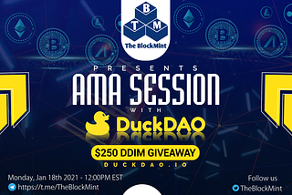 DuckDao AMA Recap — TheBlockMint