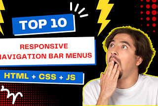 10 Free Responsive Navigation Bar Menus in HTML CSS & JavaScript