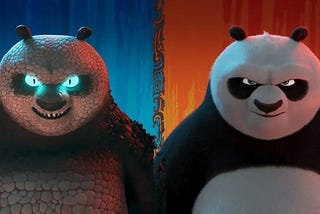 Po and The Chameleon from Kung Fu Panda 4, courtesy of IMDB