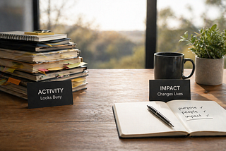 You’re Productive — but That Doesn’t Mean You’re Making an Impact