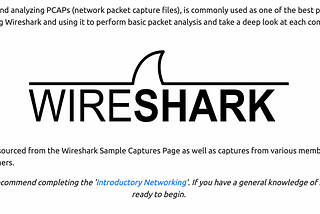 Wireshark 101 — TryHackMe Walktrough