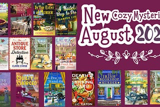 Book Covers for Cozy Mysteries August 2024