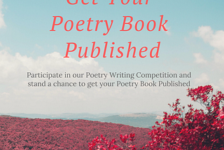 Poetry Writing Competition: Write with us for 30 days