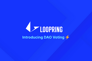 Introducing DAO Voting