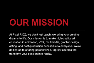 Our Mission at Pixel Ridz: Pioneering the Future of Technology
