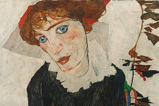 Egon Schiele, Bildnis Wally Neuzil (1912), Photo: Google Art Project via Wikimedia Commons, public domain. Leopold Museum