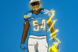 Z-Wallpaper | NFL Los Angeles Chargers Mobile Phone Wallpapers 01