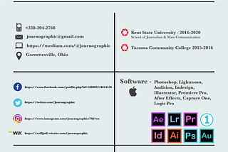 Jeremy Brown’s Infographic Resume