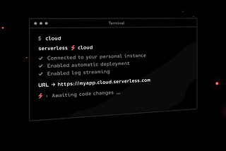 Playing with Serverless Cloud