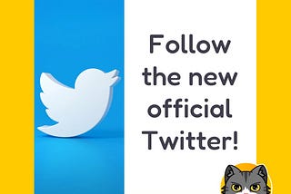 Follow Catcoin on Twitter — @officialcatcoin