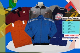 0857–8478–5833 (WA) konveksi jaket jadi surabaya