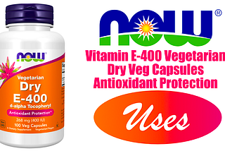 Vitamin E 400 Vegetarian Dry Veg Capsules