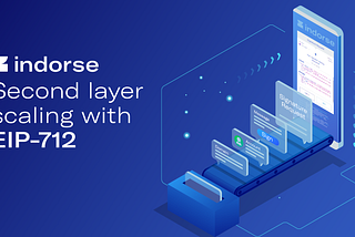 Second layer scaling with EIP-712