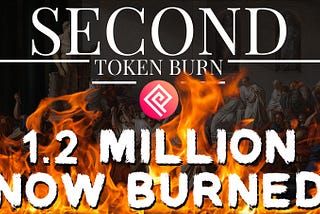 Prophecy has burned 1.2 MILLION tokens