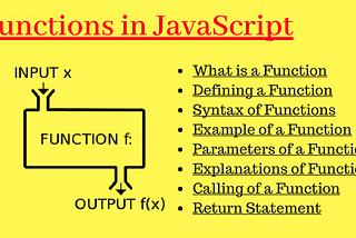 Functions in Javascript for Beginners