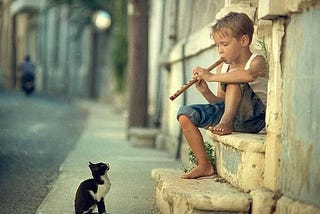 The Boy, the Cat and the Flute