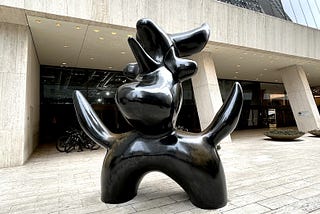 The Moonbird, bronze, 58th Street and Fifth Avenue.