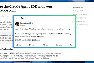 You can get two months of Codex Enterprise for free right now, and OpenAI didn’t pick this week at…