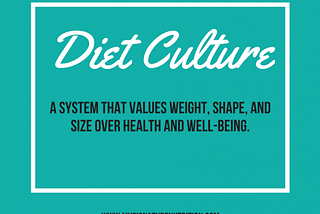 Diet Culture- Project 3