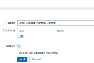 Zabbix Otomatik Host Ekleme (Auto Registration)