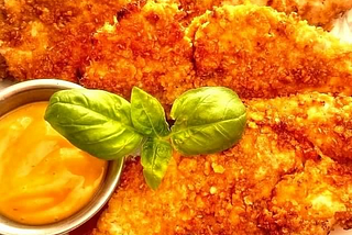 Fried Chicken — Air Fryer Cornflake Chicken Fingers