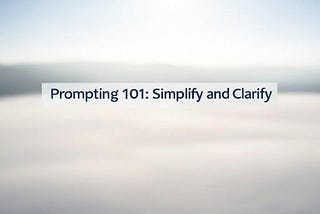 Prompting 101