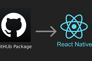 Using customised package from GitHub in React Native