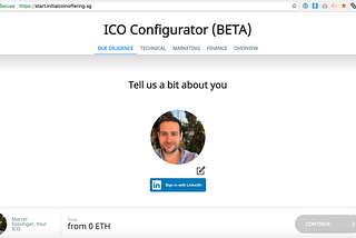 ICO Configurator (BETA) online