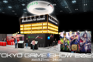Oasys and double jump.tokyo to Host Blockchain Game Exhibit at Tokyo Game Show 2023