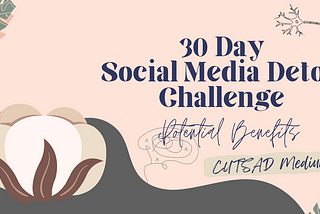 social media detox challenge
