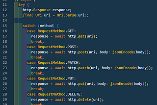 Flutter Network Helper method for http package