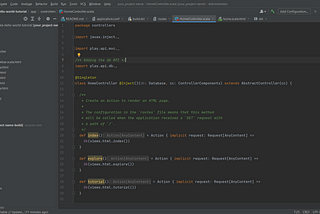 Play framework with MySQL database Part 3