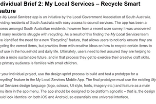 Design Sprint Process — New Recycle Smart Feature For My Local Services App