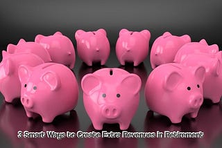 3 Smart Ways to Create Extra Revenues in Retirement