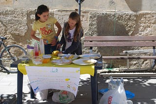 What we can learn from kids selling lemonade or Why entrepreneurs have it easier to leave their…