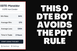 How To Make $250 A Day Using A 0 DTE SPX Options Bot