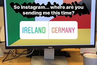 Using instagram polls to travel: February