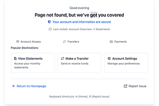 How A 404 Error Page Can Build Trust.