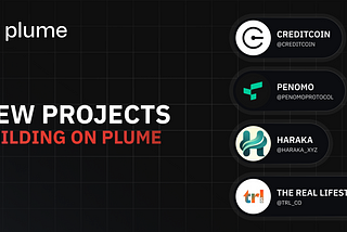 New Projects deployed on Plume 🪶 [May 5— May 11]