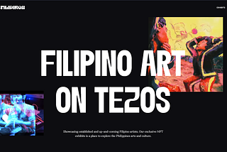 Tezos Filipinos Launches Website as a One-Stop-Shop for Filipino NFT Art, Featuring the Buena Mano…