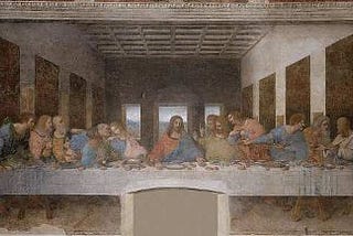 Leonardo’s likeness of the Last Supper