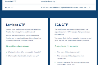 Cloud Forensic Write-up Investigating Serverless and Container Attacks Cado CTF on AWS