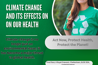 Climate change and its effects on our health