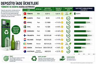 Depozito İade Ücretleri 2026: Türkiye ve Dünyada Şişe Başına Kaç TL Veriliyor?