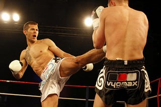 Andrew tate in the K-1 World Grand Prix